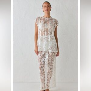 VRG Devyn Sequin Set Top & Skirt